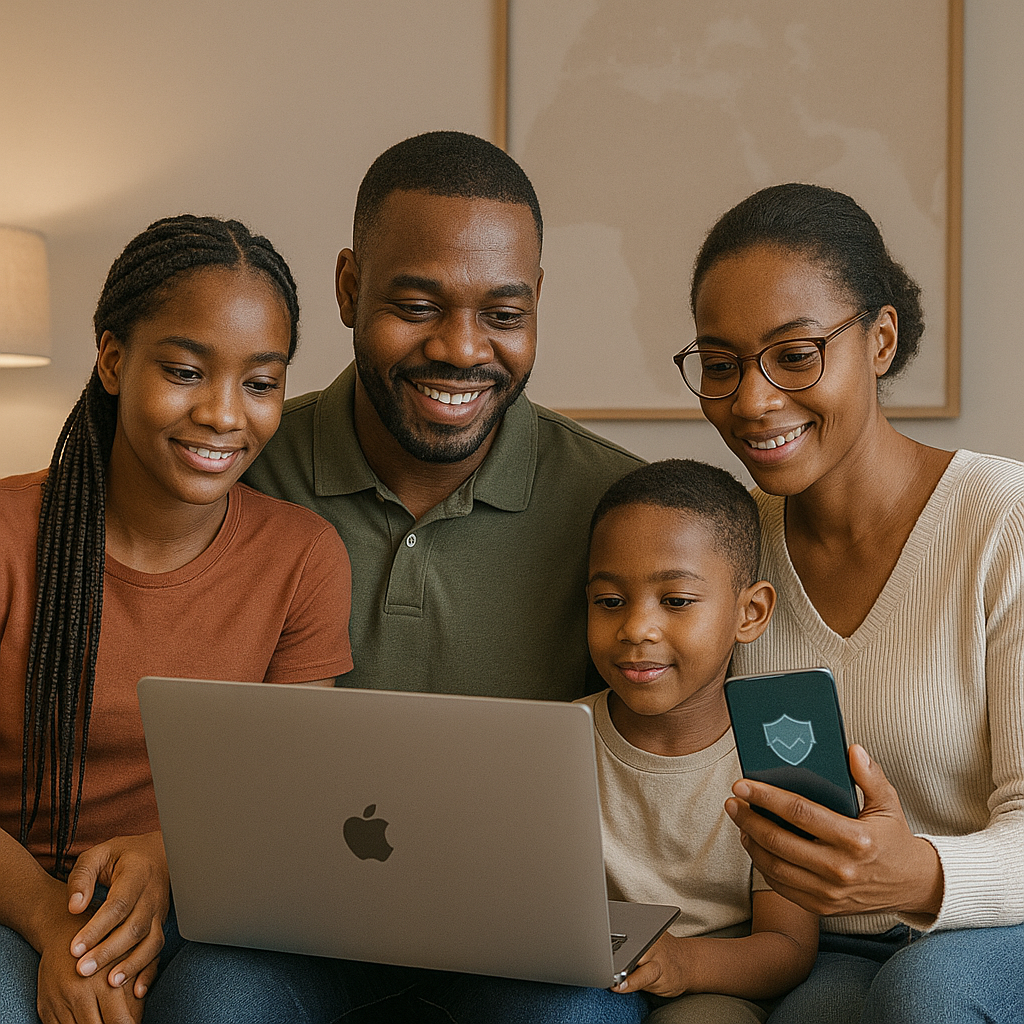 Dashboard SahelGuard avec carte de l’Afrique et appareils suivis